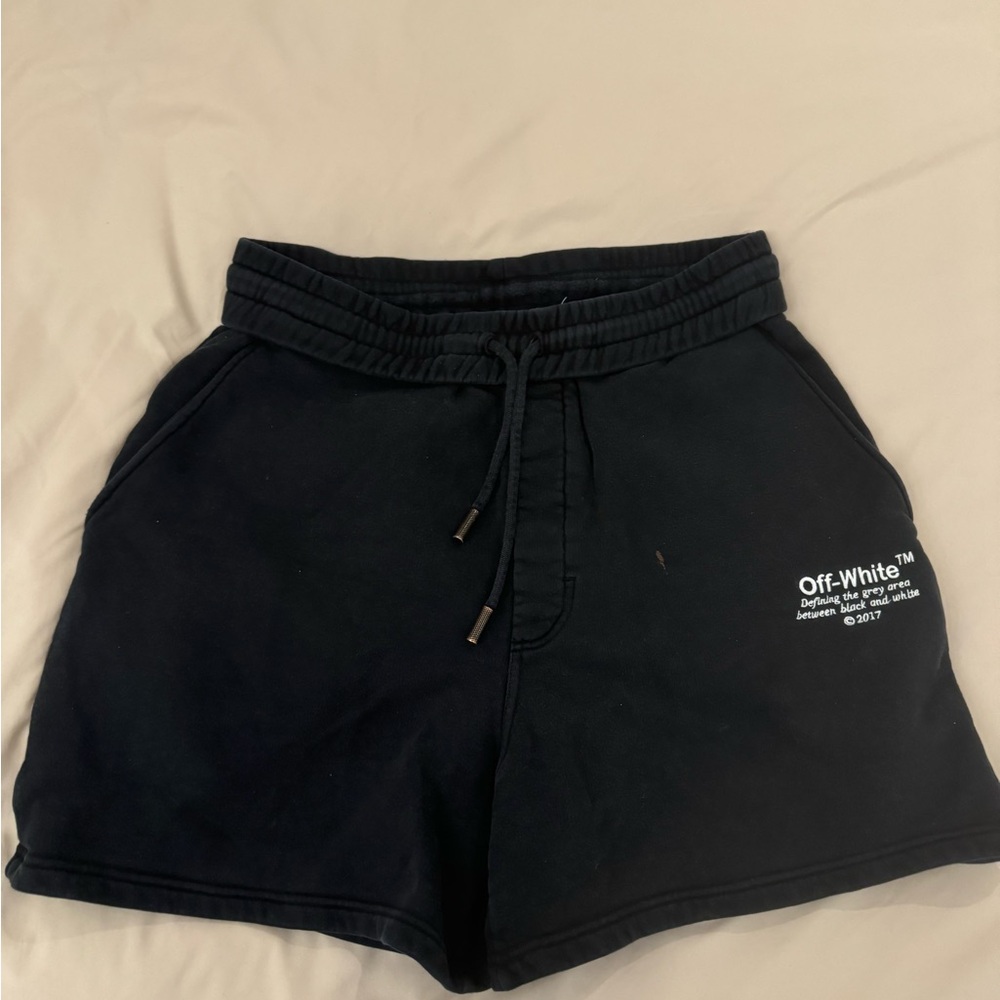Off-White Black Shorts